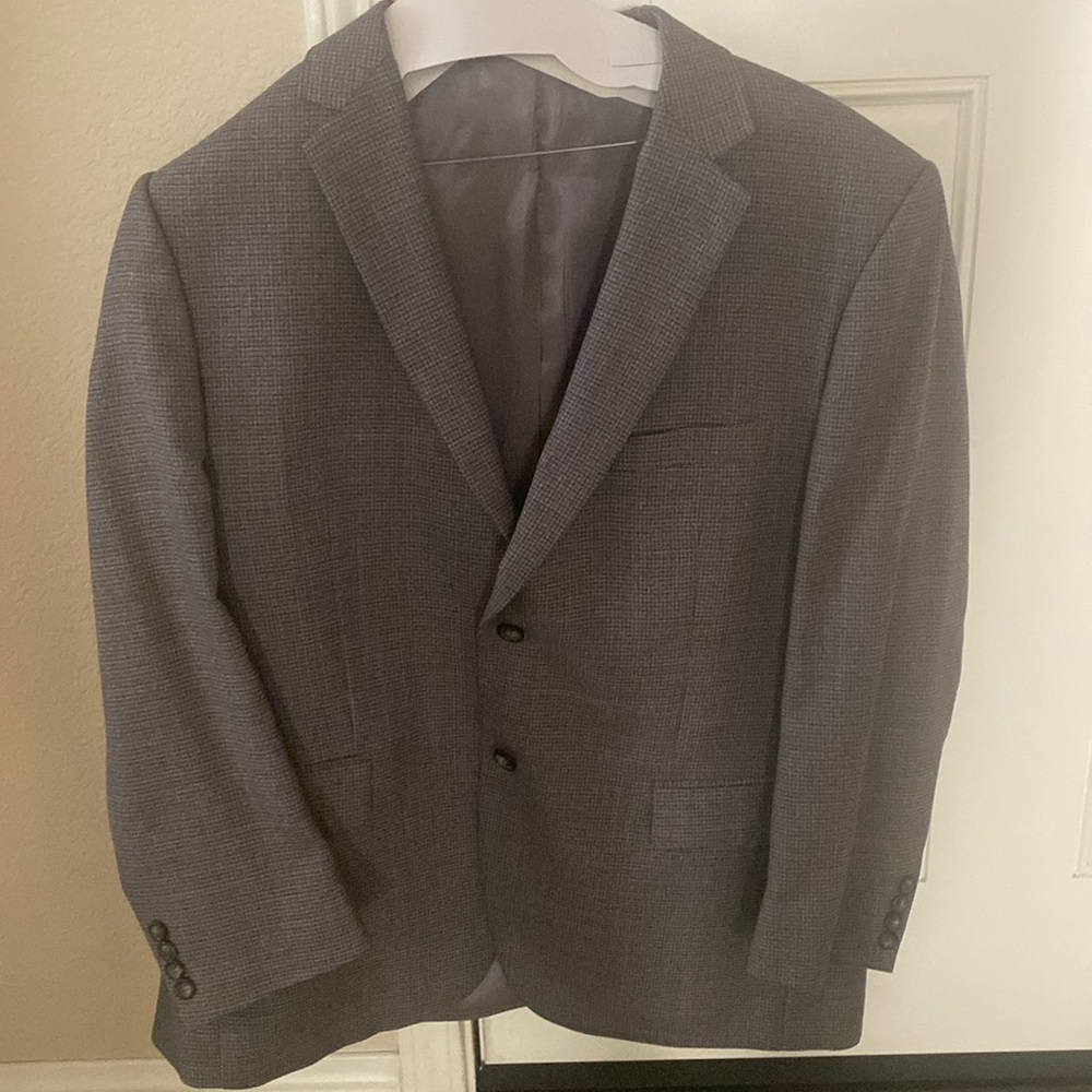 Men’s Pronto Uomo sport coat jacket size 46 R Gray